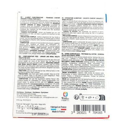 Friandise chats confort urinaire et rénal