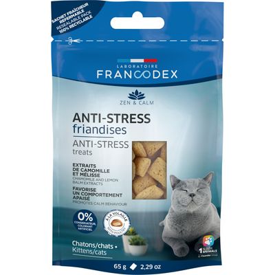 Friandises Anti-Stress pour chatons et chats 65 g