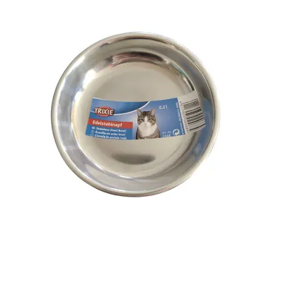 Trixie - écuelle 0.2 L ø 13 cm en acier inox  pour chat