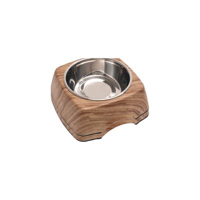 Écuelle KULHO 350 ml aspect bois mélèze pour chat et chien Ø 14 cm – Karlie