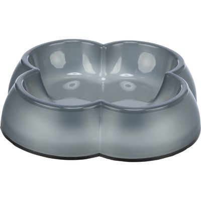 Gamelle plastique forme  trèfle 0.25 litre ø 12 cm  coloris divers pour cha