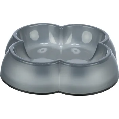 Gamelle plastique forme  trèfle 0.25 litre ø 12 cm  coloris divers pour cha