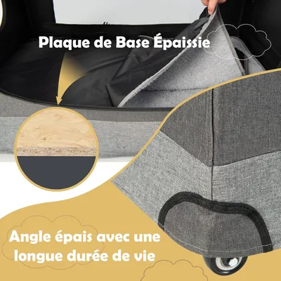 GIANTEX Sac Transport Chat Chien, Caisse de Transport Pliable Respirant