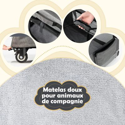 GIANTEX Sac Transport Chat Chien, Caisse de Transport Pliable Respirant