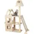 GIANTEX Arbre à Chat 155 CM en Bois Massif 3 Niveaux avec Poteaux en Sisal GIANTEX Arbre à Chat 155 CM en Bois Massif 3 Niveaux avec Poteaux en Sisal