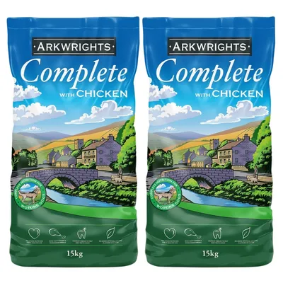 Arkwrights Hundefutter mit Huhn für ausgewachsene Hunde