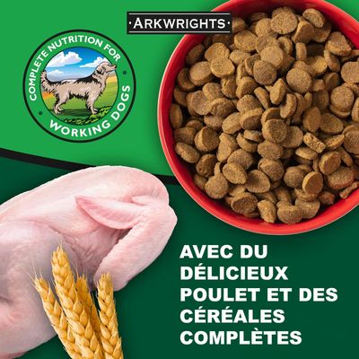 Croquettes chien adulte – Arkwrights Poulet