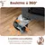 GIANTEX Cage pour Chien Pliable en Métal avec Roues Verrouillables GIANTEX Cage pour Chien Pliable en Métal avec Roues Verrouillables