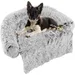 GIANTEX Tapis apaisant en Peluche pour Chien avec Housse Amovible