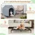 GIANTEX 2-in-1-Hochbett Für Hunde, Hundezelt GIANTEX 2-in-1-Hochbett Für Hunde, Hundezelt