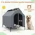 GIANTEX 2-in-1-Hochbett Für Hunde, Hundezelt GIANTEX 2-in-1-Hochbett Für Hunde, Hundezelt
