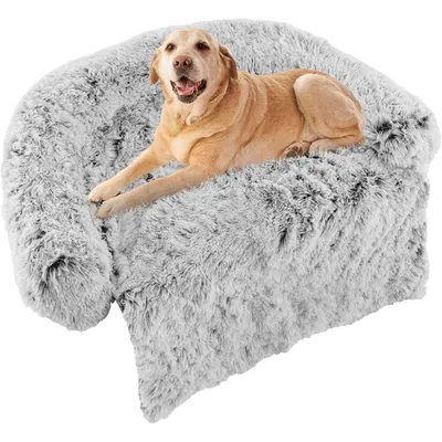 GIANTEX Tapis apaisant en Peluche pour Chien avec Housse Amovible