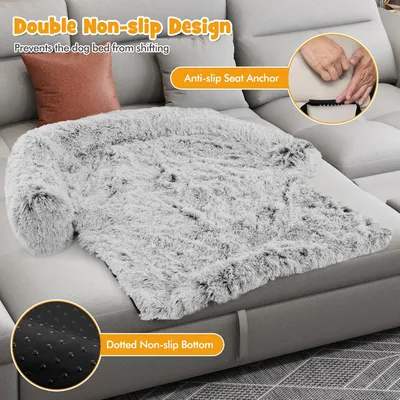 GIANTEX Tapis apaisant en Peluche pour Chien avec Housse Amovible GIANTEX Tapis apaisant en Peluche pour Chien avec Housse Amovible
