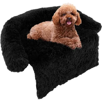 GIANTEX Tapis apaisant en Peluche pour Chien avec Housse Amovible