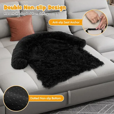 GIANTEX Tapis apaisant en Peluche pour Chien avec Housse Amovible GIANTEX Tapis apaisant en Peluche pour Chien avec Housse Amovible