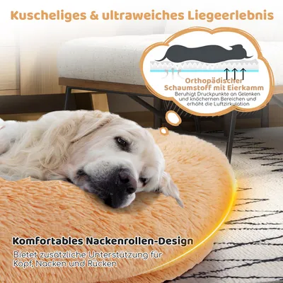 GIANTEX Riesiges Hundebett Aus Weichem Kunstfell GIANTEX Riesiges Hundebett Aus Weichem Kunstfell