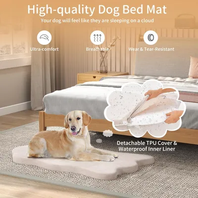 GIANTEX Tapis de lit pour Chien, Tapis de Couchage pour Animaux