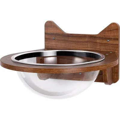GIANTEX Capsule Murale pour Chat, Arbre à Chat Murale en Bois Solide