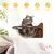 GIANTEX Capsule Murale pour Chat, Arbre à Chat Murale en Bois Solide