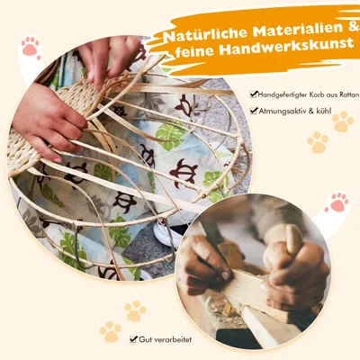 GIANTEX Kratzbaum 72 cm Mit Plattform, Höhle, Stangen Und Kissen GIANTEX Kratzbaum 72 cm Mit Plattform, Höhle, Stangen Und Kissen