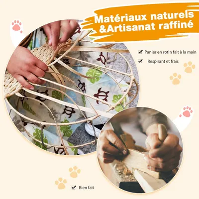 GIANTEX Arbre à Chat 72 CM avec Plateforme, Niche, Poteaux et Coussin