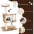 GIANTEX Arbre à Chat 117 CM en Bois 3 Niveaux avec Plateformes et Niche