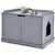 GIANTEX Maison de Toilette pour Chat avec 2 Portes, 75 x 54 x 52cm GIANTEX Maison de Toilette pour Chat avec 2 Portes, 75 x 54 x 52cm