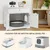 GIANTEX 3-in-1-Katzenmöbel,Verdeckte Katzentoilette Mit Schublade,Doppeltür GIANTEX 3-in-1-Katzenmöbel,Verdeckte Katzentoilette Mit Schublade,Doppeltür