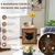GIANTEX Multifunktionales 3-in-1-Katzenklo Mit Tür GIANTEX Multifunktionales 3-in-1-Katzenklo Mit Tür