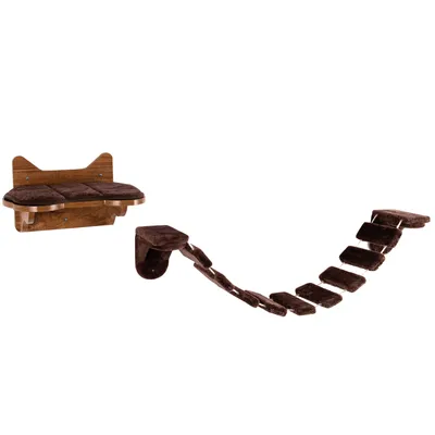 GIANTEX Arbre a Chat Mural pour Chats, Espace de Repos pour Chats