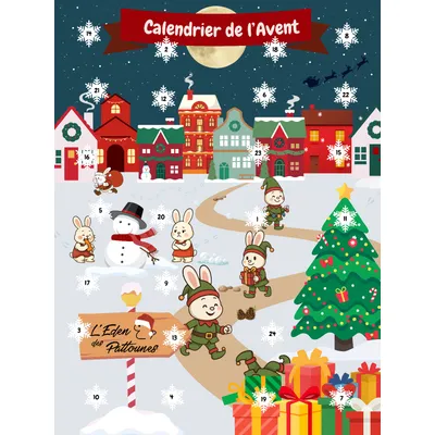 L'Eden des Pattounes - Calendrier de l'Avent - Edition Limitée