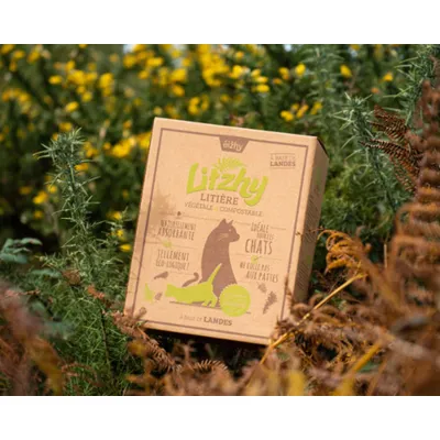 Eizhy - Litière Végétale et Compostable Litzhy à base de Landes Bretonnes