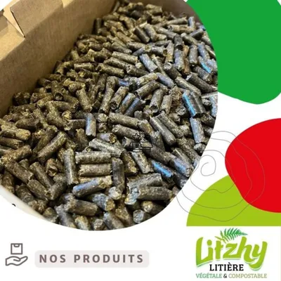 Eizhy - Litière Végétale et Compostable Litzhy à base de Landes Bretonnes