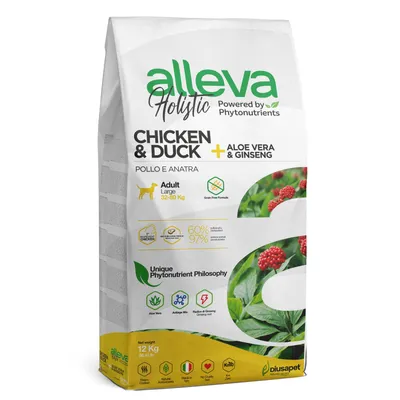 Alleva - Croquettes Sans Céréales Poulet et Canard Chien de Grande Taille Alleva - Croquettes Sans Céréales Poulet et Canard Chien de Grande Taille