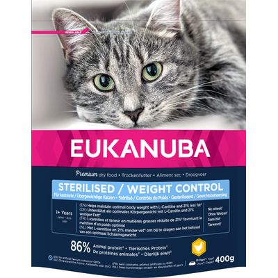 Eukanuba - Croquettes au Poulet pour Chat Stérilisé