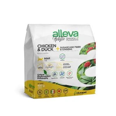 Alleva - Croquettes Poulet Chat Adulte & Stérilisé Anti-boules de poils