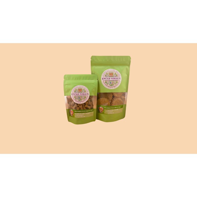 Encas-Nimaux - Friandises Naturelles Végétales Banane et Graines de Chia