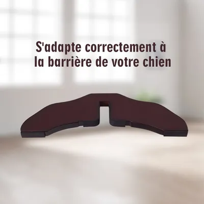 GIANTEX Pieds de support pour barrière en bois pour animaux de compagnie