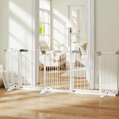 GIANTEX Stützfüße Für Eine Holzbarriere Für Haustiere