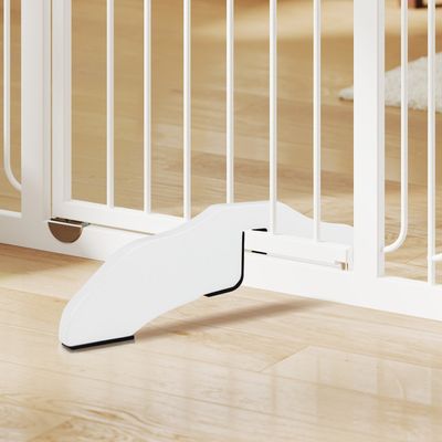 GIANTEX Pieds de support pour barrière en bois pour animaux de compagnie