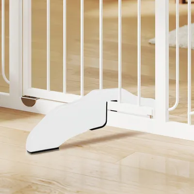 GIANTEX Pieds de support pour barrière en bois pour animaux de compagnie