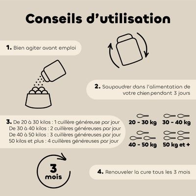 Biovetol - Vermifuge Bio en Poudre pour Grand Chien