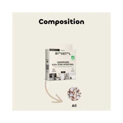 Biovetol - Comprimés Bio Bien-être Intestinal pour Chat et Chaton