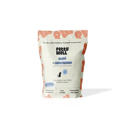 Petty Well - Croquettes Sans Céréales Poulet et Dinde pour Chat