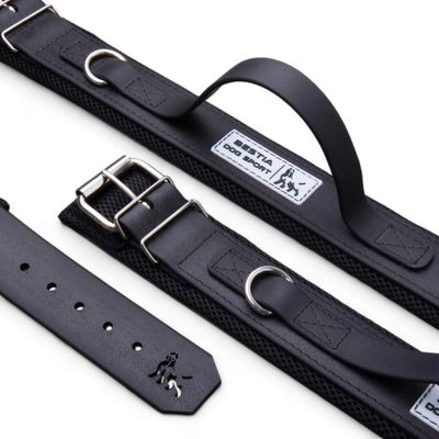 BEAST CHIEN SPORT COLLIER POIGNÉE ROUGE