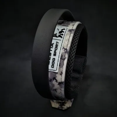 BESTIA DOG SPORT HALSBAND MIT GRIFF GRAU CAMO BESTIA DOG SPORT HALSBAND MIT GRIFF GRAU CAMO