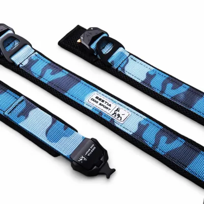 Collier à dégagement rapide Bestia Dog Sport Bleu