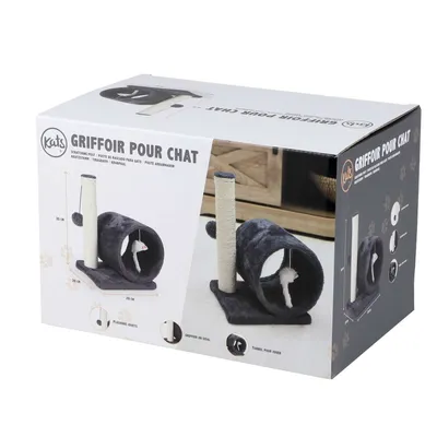 Arbre à chat griffoir Tigger - Gris anthracite