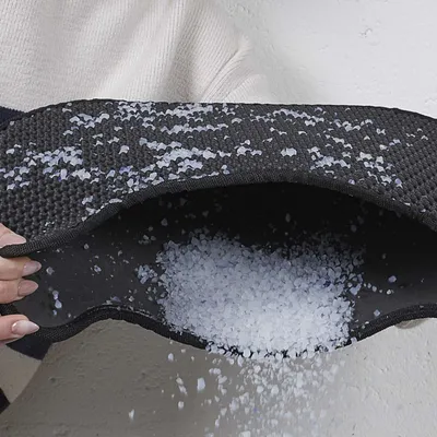 Tapis de maison de toilette litière pour chat - Noir