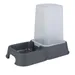Distributeur de croquettes et d'eau - 3,5 L - Gris anthracite